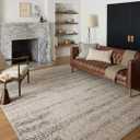 Loloi Darby Collection DAR-02 Oatmeal/Charcoal 7'-10" x 10' Area Rug