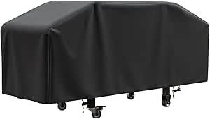 Griddle Cover for Blackstone 36 Inch Griddle and More 4-Burner Flap Top Grills - Waterproof, Lightweight - Click-Close Straps - Black