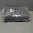 Basic Beyond Chair Cushions for Dining Chairs 4 Pack, Chair Cushion with Ties and Non Slip Backing, 15.5 x 15.5 inches Tufted Kitchen Chair Pads for Dining Chairs (Dark Grey)