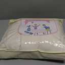 Wish Care 2 Pack Cream Rectangle Table Clothes for 4 Foot Tables, Polyester Fitted Tablecloths 4ft Stretch Table Cover for Wedding, Birthday, Parties, Trade Show, Craft Show