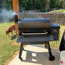 Utheer Folding Front Shelf for Traeger Pro 780 and Ironwood 885, BAC442 Grill Accessory 32.9" x 11.5", Heavy-Duty Steel Table Supports 60 LBS, Foldable Prep & Storage Station for BBQ Tools & Food