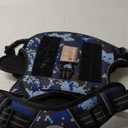 Auroth Tactical Dog Training Harness No Pulling Front Clip Leash Adhesion Reflective K9 Pet Working Vest Easy Control for Small Medium Large Dogs Blue Camo (L(Neck:18-29",Chest:24-37"),45-80 lbs)