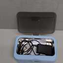 Ultrasonic Jewelry Cleaner: 48Khz Ring Cleaner Ultrasonic Machine with Digital Timer, 4 Cleaning Modes, 24W Sonic Cleaner for Jewelry, Glasses, Retainer, Watch Strap, Home & Travel Use, 13.5oz (Blue)