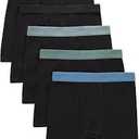 boys Hanes Originals Ultimate Supersoft Boys' Boxer Brief Underwear, Assorted, 5-pack, Size: M