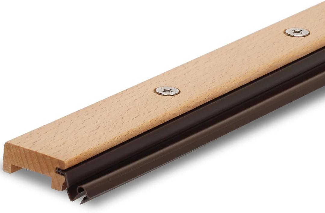 3' Adjustable Sill Cap for Therma-Tru Door,Sill Cap Threshold Replacement,Durable, Rot-Resistant, Wood-Grained Texture (Light Wood Composite),SCA4HU30SCA3MU30 (White)