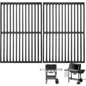 Spirit 300 Grill Grates for Weber Spirit 300 SER E310 E/ S 320 S310, E/ S 330 II E/ S 310 Grill Parts, for Weber 7638 7525 7526 Parts Genesis Silver/ Gold/ Platinum B/ C, Genesis 1000-3500 Cast Iron Grates