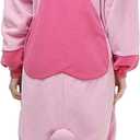 Adult Women Onesie Pajama Halloween Costumes for Adult and Teenagers (Large, Pink Stitch)