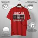 Nintendo Men's Keep It Classic T-Shirt (Gray, M)