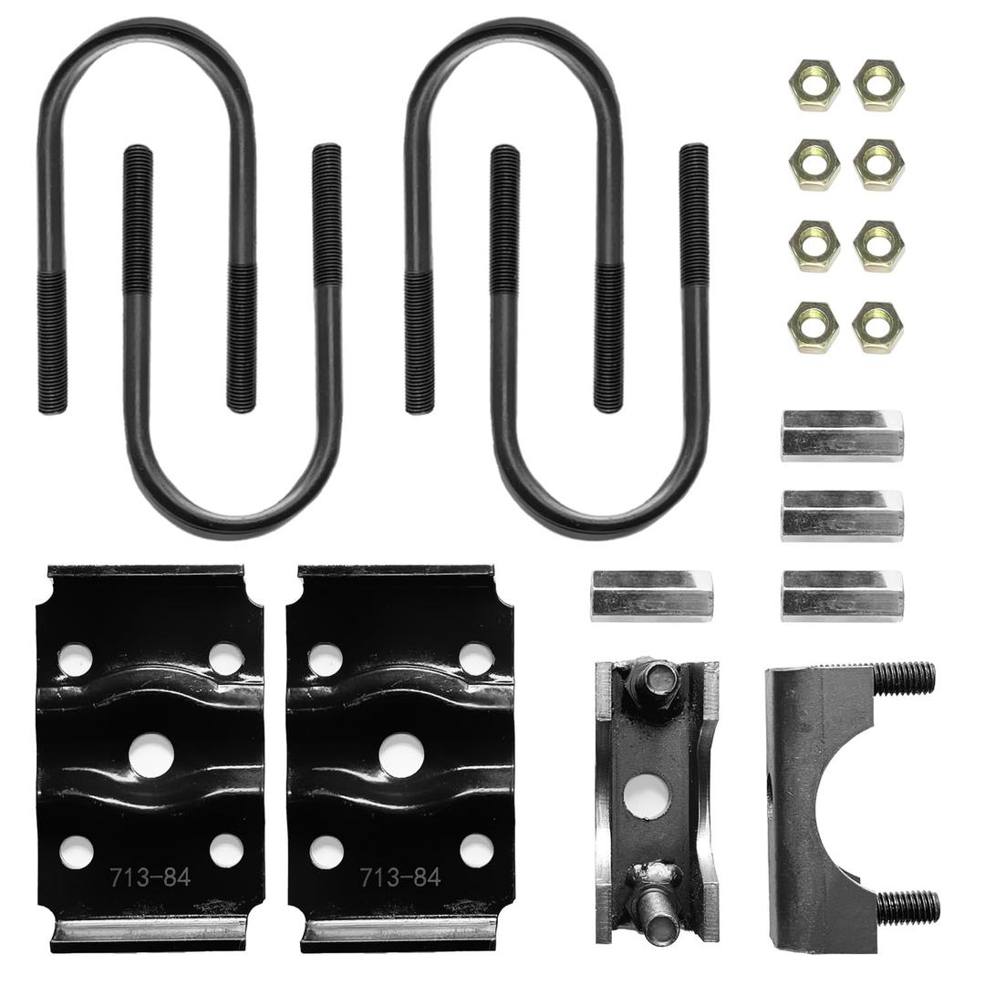 K7138400 Axle Conversion Kit Compatible with Dexter AXLE Dexter K7138400 Conversion Kit, 3500# 2-3/8" Tube Trailer Axle Lift Kit, Include Spring Seat, Nut, U-Bolt, Tie Plate, Instruction Sheet