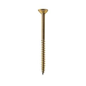Nuvo Iron - #8 Construction Screw, 3", T25 Torx Head, Yellow Zinc Plating, 250 pcs/jar