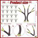 Jetec 12 Pcs Hunting Birthday Party Decorations Supplies Deer Hunting Birthday Decoration Table Centerpieces DIY Paintable Weddings and Camo Party Celebrations for DIY Crafts
