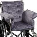 Big Hippo Wheelchair Seat Cushions, Comfortable Wheelchair Cushions for Pressure Relief, Soft Wheelchair Seat Cushions Pain Relief -17 17 Inches - Gray (Grey)