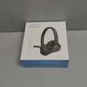 TECKNET Wireless Headset, Bluetooth Headset with Noise Cancelling Microphone - Rechargeable Bluetooth V5.2 Headphones, 50H Playtime & Mic Mute, On Ear Headphones for Trucker/Remote Work/Call Center (Deep Black)