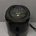 7 QT Household Air Fryers,stainless steel air fryer, One Touch Digital Control Presets,10 Menus to Choose From,Compact Space Saving,95% Less Oil Air Fry, Dishwasher be Applicable