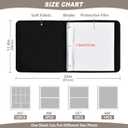 Fisyme Soccer Basketball Baseball Sports Photo Album Self Adhesive DIY Scrapbook Album for 2x3 4x6 5x7 6x8 Picture 20 Pages Memory Book for Family Wedding
