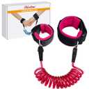 Blisstime Anti Lost Wrist Link Safety Wrist Link for Toddlers, Babies & Kids (59 Inch (Pack of 1), Rose Red)