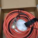 50FT Medium Duty Outdoor Extension Cords, 14/3 Gauge Electrical Wire Cable, 15 Amp Waterproof, LED Lighted Locking Plug for Indoor and Outside Use, Power Cord ETL Certified