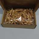 Civaner 24 Pcs Champagne Star Ornaments for Christmas Tree 3.15 Inch Bethlehem Star Ornament 8 Point Champagne Glitter Stars Ornaments 3D Hollow Stars Hanging Pendant for Decoration Xmas Party