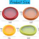 Winb Set of 4 Reusable Fruit and Veggie Savers - Ideal for Avocados, Tomatoes, Apples, Garlic, Onions, and More