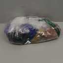 Juinte 10 Pcs 6inch Faux Fur Pom Pom for Hats Large Fluffy Pompom Balls for Valentine's Day DIY Crafts with Elastic Loops for Beanies, Shoes, Keychain, DIY Knitting Accessories (Vibrant Colors)