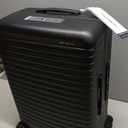 Framelock Max 21 Carry-On Hardshell Zipperless Luggage - Highly Secure Integrated Eazylock Mechanism - RightHeight Adjustable Handle System - 360 Spinner Wheels - Airline Approved - Asphalt Black