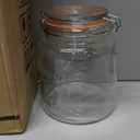 kitchentoolz Large Glass Mason Jars with Airtight Lids - Half Gallon Food Storage & Canning Jars with Measurement Markings - Kitchen Pantry Containers for Flour, Sugar & Dry Goods - 64 oz (4pk)