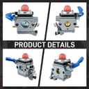 Carburetor for Craftsman 358796390 9287-340201 for Poulan PP2822 966513101 UST GG5500 GG7500N JF Replace Hedge Trimmer 577587901
