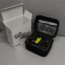 Drone With HD Camera Propeller Safety Protection, 4.5inch Screen RC Mini Drones, Headless Mode One-Key Takeoff/Landing Rolling Hovering M23 Quadcopter with 2 Batteries for Adult Beginners (Black)