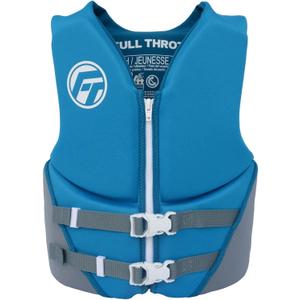 Full Throttle Youth Rapid Dry Neoprene Life Jacket (Blue)