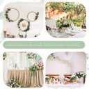 Giegxin 270 Pcs 3 Kinds Mixed Artificial Eucalyptus Leaves Stems Bulk Silver Dollar Leaves Picks Dried Eucalyptus Bundle Faux Spray for Wedding Vase Bouquet Floral Arrangement (Green)