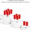 Buffet Risers, 3 Pcs White Round Acrylic Stands for Party & Events
Food-Grade Acrylic, Nestable & Stackable, 2-in-1 Display/Storage, Easy to Clean, 6"-8" Range, For Catering/Dessert/Jewelry