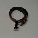 Men's Vegan Faux Leather Belt Classic Work Business Dress Belt 1-3/8"(35mm) wide