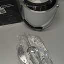 Insulated Ice with Silicone Lid, Scoop, Tongs & Strainer, 3L Stainless Steel Double Wall Ice Buckets for Parties & Cocktail Bar, Champagne Ice  with Lid for Freezer, Ivory (Moonlit White)