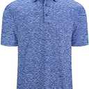 Alex Vando Mens Golf Shirt Moisture Wicking Quick-Dry Short Sleeve Casual Polo Shirts for Men 4XL