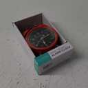 La Crosse Clock 617-3314 Red Twin Bell Quartz Alarm Clock