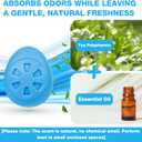 Air Jungles Odor Deodorizer Balls for Shoes Sneakers, Subtle Fresh Linen Scent, No Overpowering Natural Refresh for Gym Bag, Locker, Drawer Small Space