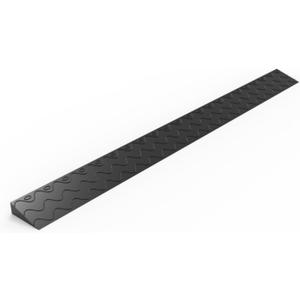 Henka 1" Rise Threshold Ramps for Doorways, Wheelchair Ramp for Home Steps, Door Threshold Ramp with Anti-Slip Surface (Color: Black, Size: 39x3.14x1in)