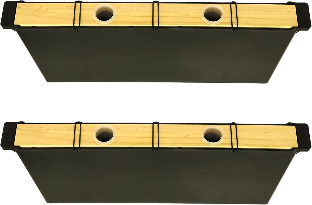 2 Pack 3.5L Standard Bee Hive Deep Frame Feeder for Beekeeping Honey Bee Sugar Water Feeding