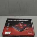 Kootek Laptop Cooling Pad, Laptop Cooler with 5 Quiet Fans for 12"-17" Computer PC Notebook Gaming Laptop Fan, Height Adjustable Laptop Cooling Stand Laptop Accessories, Red