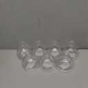 Clear Glass Vase 100 ML 7 Pack