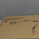 Ultra Long Arm Magnifying Glass with Light, Three-axis Rotation Infinite Color Dimmable 12X Magnifying Lamp, Large Lighted Magnifier Workbench Light for Close Work, Craft, Repair, Reading,Sewing (12X Square Knob 3-Section Extra-long Arm)