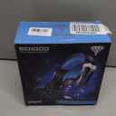 BENGOO G9000 Stereo Gaming Headset for PS4 PC Xbox One PS5 Controller, Noise Cancelling Over Ear Headphones with Mic, LED Light, 7.1 Surround Sound, Soft Memory Earmuffs for Nintendo Xbox Series X|S (Blue)