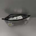 G&T Wig Yaki Drawstring Ponytail Extension with Bangs - Long Yaki Straight Clip in Ponytails Extension for Black Women Synthetic Hairpiece for Daily Party Use (1B, 24 inch)