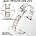 MioHHR Thin Metal Bands Compatible with Apple Watch Band Ultra3/2/1 Series 11 10 9 8 7 6 5 4 3 2 1 SE3/2/1,Slim Narrow Stainless Steel Strap for Women iWatch 49mm 46mm 45mm 44mm 42mm 41mm 40mm 38mm