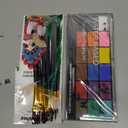 Face Painting Kit Non-toxic Body Paint Washable 18 Colors Facepaint Makeup Kit for Adults with 10 Face Paint Brushes for Halloween Party Cosplay Makeup (Color 001)