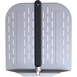 Pizza Peel 12 inch with Long Foldable Handle  Aluminum Pizza Paddle  Pizza Spatula or Pizza Turning Peel  Pizza Oven Accessories  For Baking Dough, Bread and Pastry, NNU-PP-12-PRO