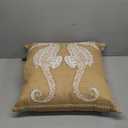 SARO LIFESTYLE Neptunian Collection Seahorse Throw Pillow, 20" (5442)
