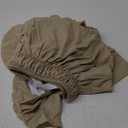 Wrap Around Dust Ruffle Bed Skirt - Beige - for King Size Beds with 12 Inch Drop - Easy Fit Elastic Strap - Adjustable Pleated Bedskirt w/Brushed Fabric - Wrinkle Free - for Women, Men, Kids & Teens