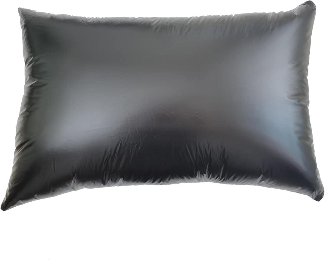 2pcs PU Waterproof Pillowcases With Zipper Pillow Protectors, Dust Proof, Grease Proof, Dog Proof, Extends Pillow Life, Utility Patent Leather Pillow covers, Beddings (Queen(20"*30"), Black)