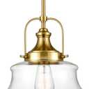 Modern Schoolhouse Pendant Light Fixtures Brass Hanging Light for Kitchen Island